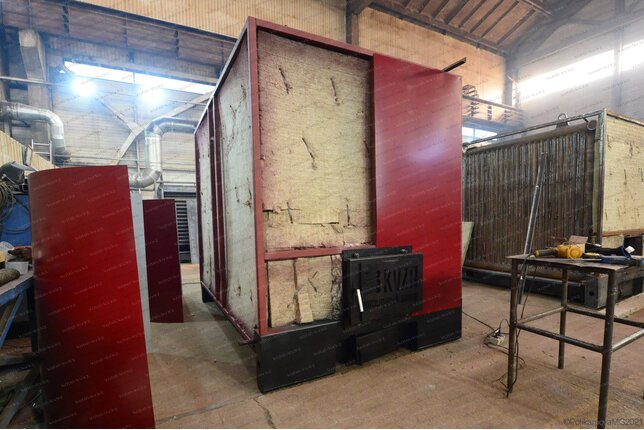 Угольный промышленный котел 1.0 МВт - изготовление