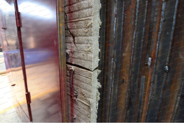 Котел угольный 930 кВт - обмуровка