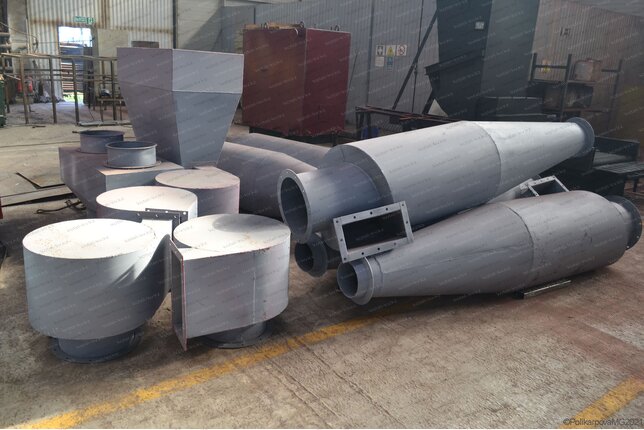 Производство промышленных циклонов ЦН 15 300 2УП