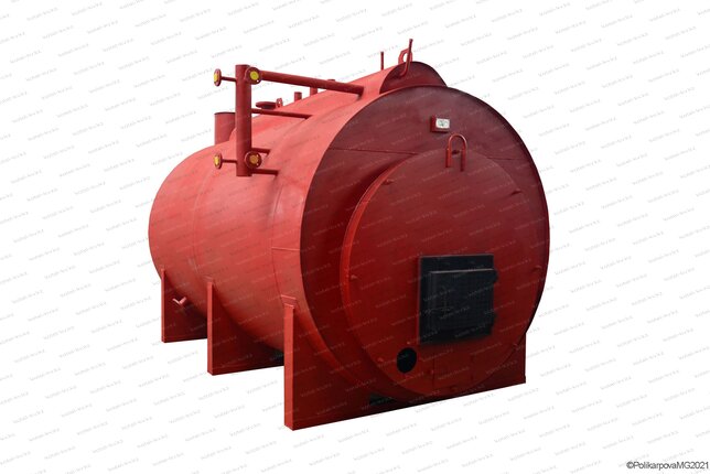 Котел паровой 1.0 т 170 С на угле