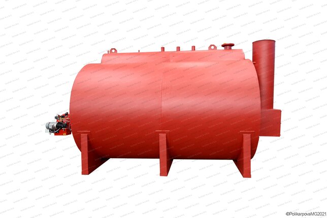 Дизельный жаротрубный котел 2000 кг пара в час 130 С